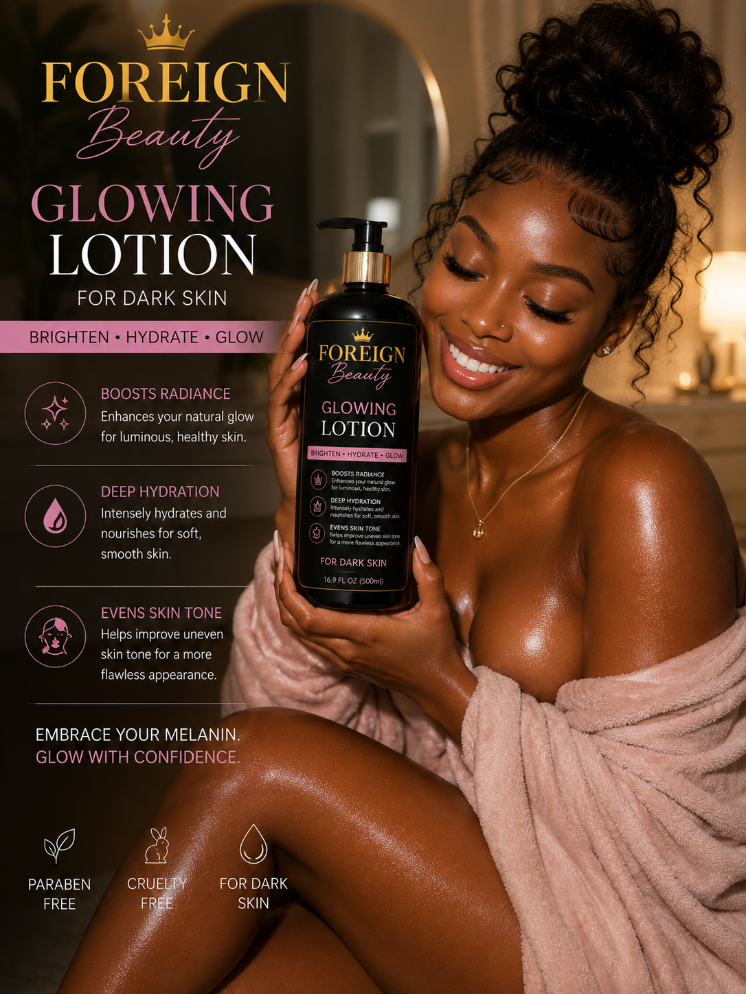 🤎Foreign Beauty Dark Glow Lotion